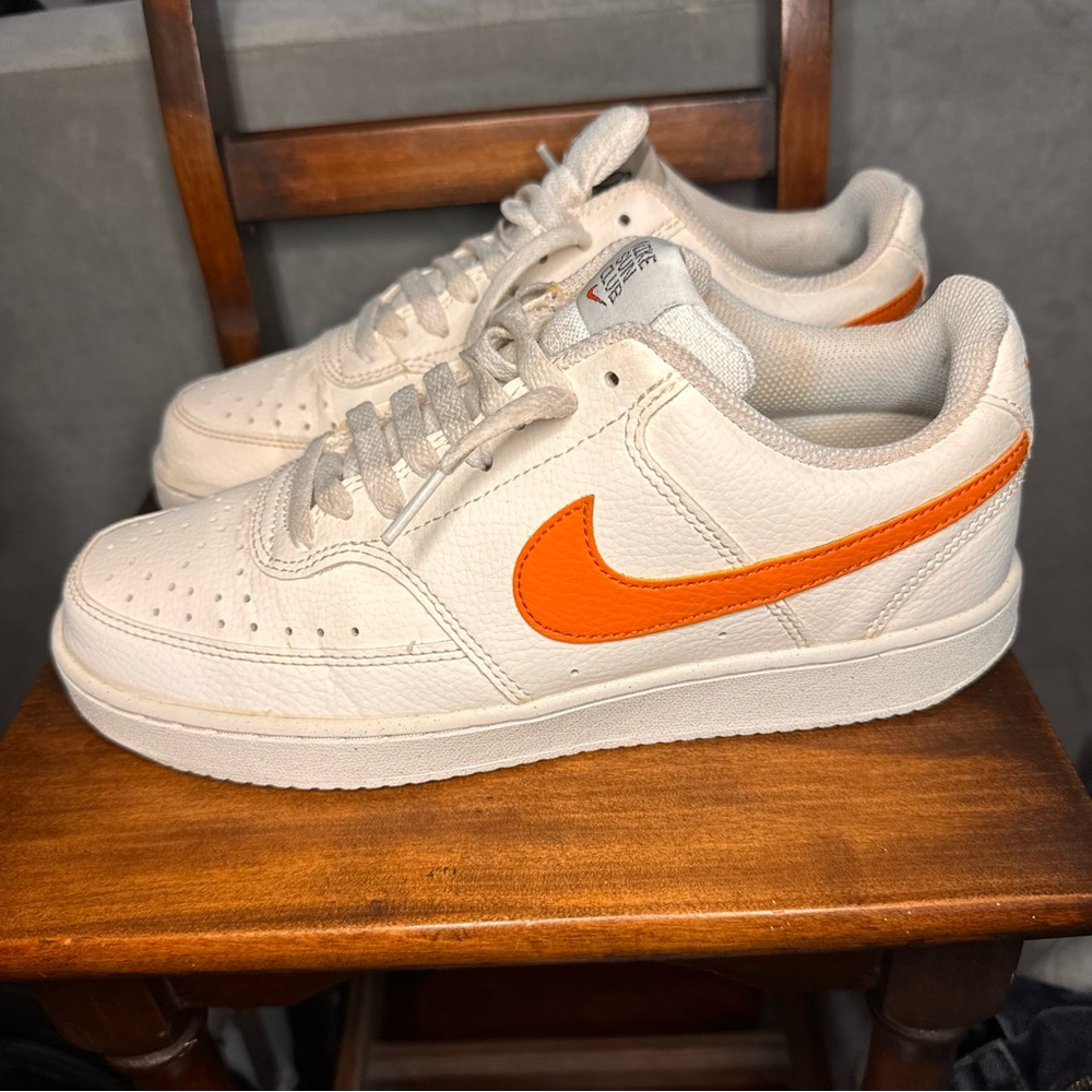 Nike Court Vision Low Next Nature “Sail Hot Curry”Women’s Size 7 Sneakers - Picture 3 of 10